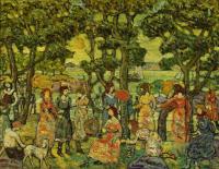 Prendergast, Maurice Brazil - Landscape with Figures
